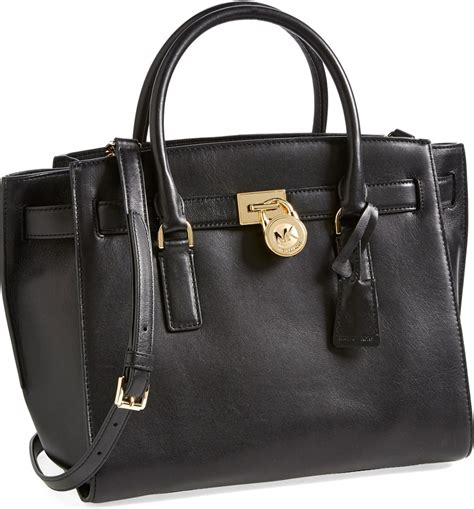 large black michael kors hamilton tote|michael kors nouveau hamilton.